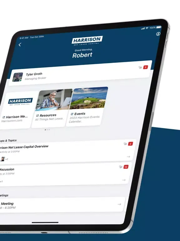 Harrison Net Lease Portal iPad  سکرین شاٹس