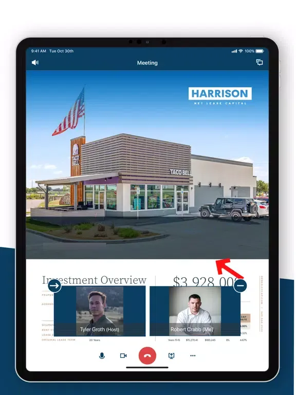Harrison Net Lease Portal iPad  سکرین شاٹس
