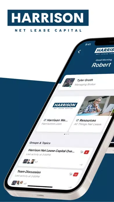 Harrison Net Lease Portal سکرین شاٹس