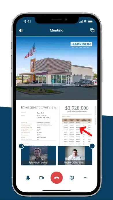 Harrison Net Lease Portal سکرین شاٹس