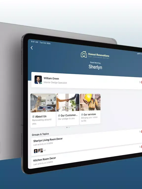 Honest Renovations iPad  Ekran Görüntüleri