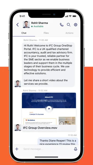 IFC: Client Portal स्क्रीनशॉट