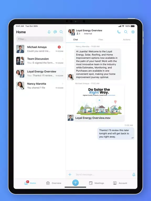 Capturas de pantalla de Loyal Home iPad 