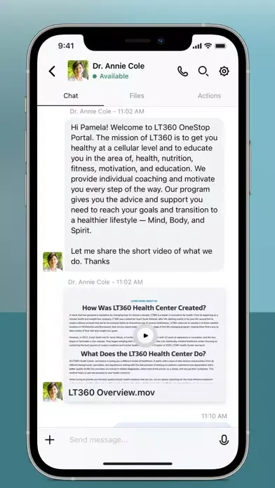 Ảnh chụp màn hình của LT360: Commit To Your Health