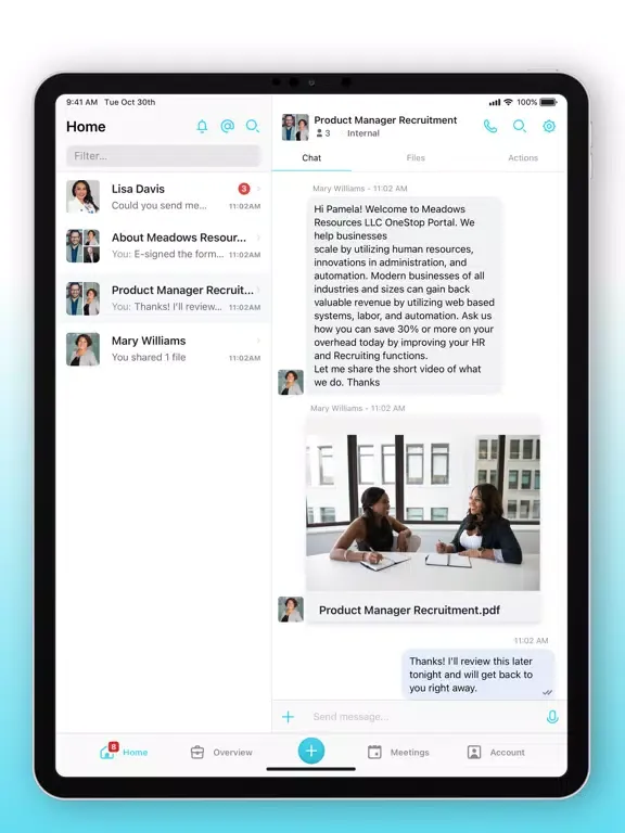 Screenshot di Meadows Resources LLC iPad 