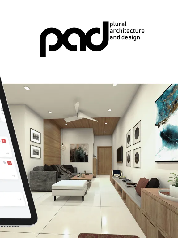 Tangkapan layar Plural A+D iPad 