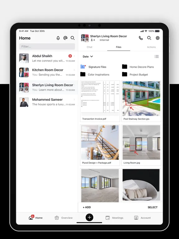 Tangkapan layar Plural A+D iPad 