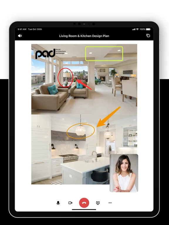 Tangkapan layar Plural A+D iPad 