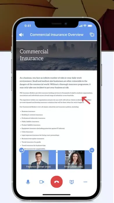 Ảnh chụp màn hình của PSC Insurance Canberra
