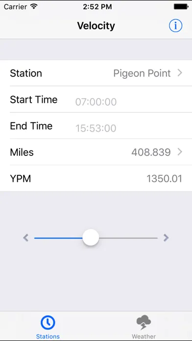 flightControlRP - Pigeon Racing YPM Calculator 스크린샷