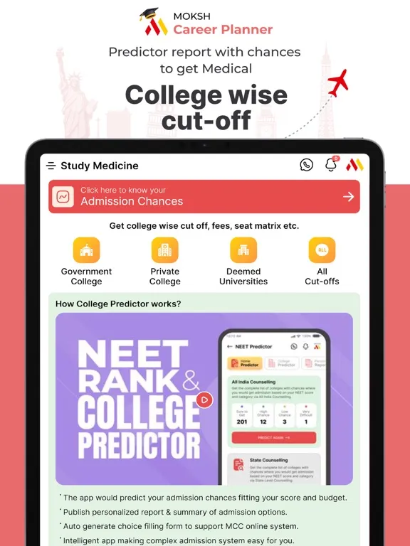 تصاویر Career Planner & Study Abroad iPad 