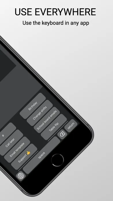 Canned Response Keyboard应用截图