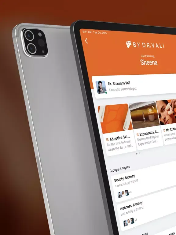 By Dr Vali: Adaptive Skincare iPad  Ekran Görüntüleri