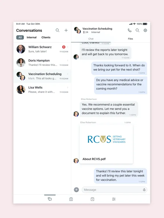 تصاویر Coûtant Vet: Private Connect iPad 