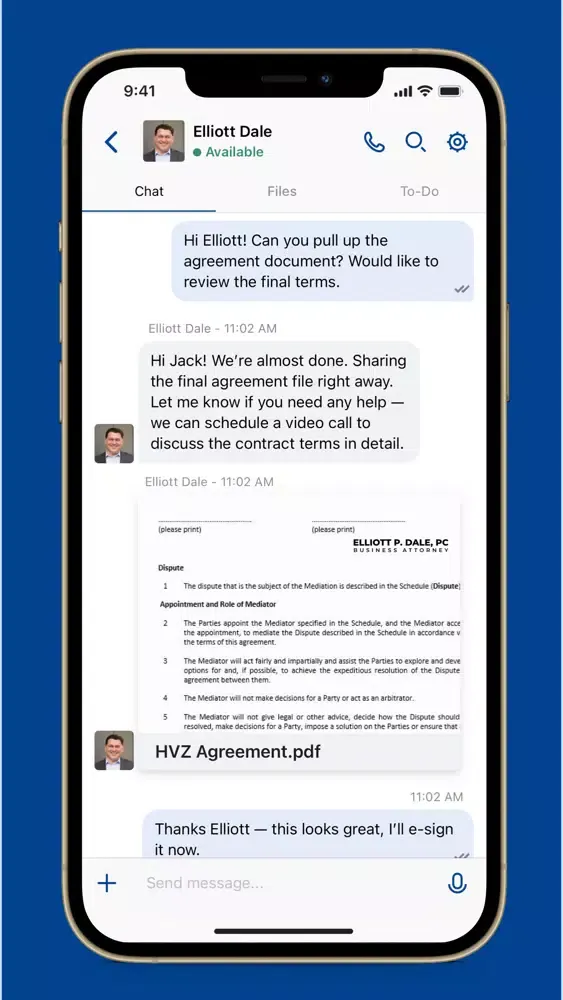 Capturas de pantalla de EPD Business Attorney
