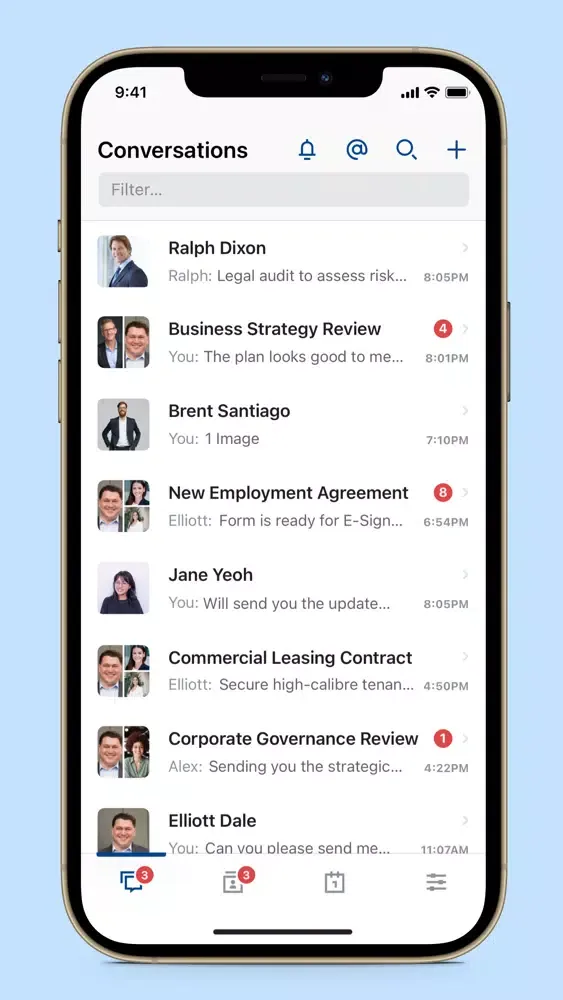 Capturas de pantalla de EPD Business Attorney