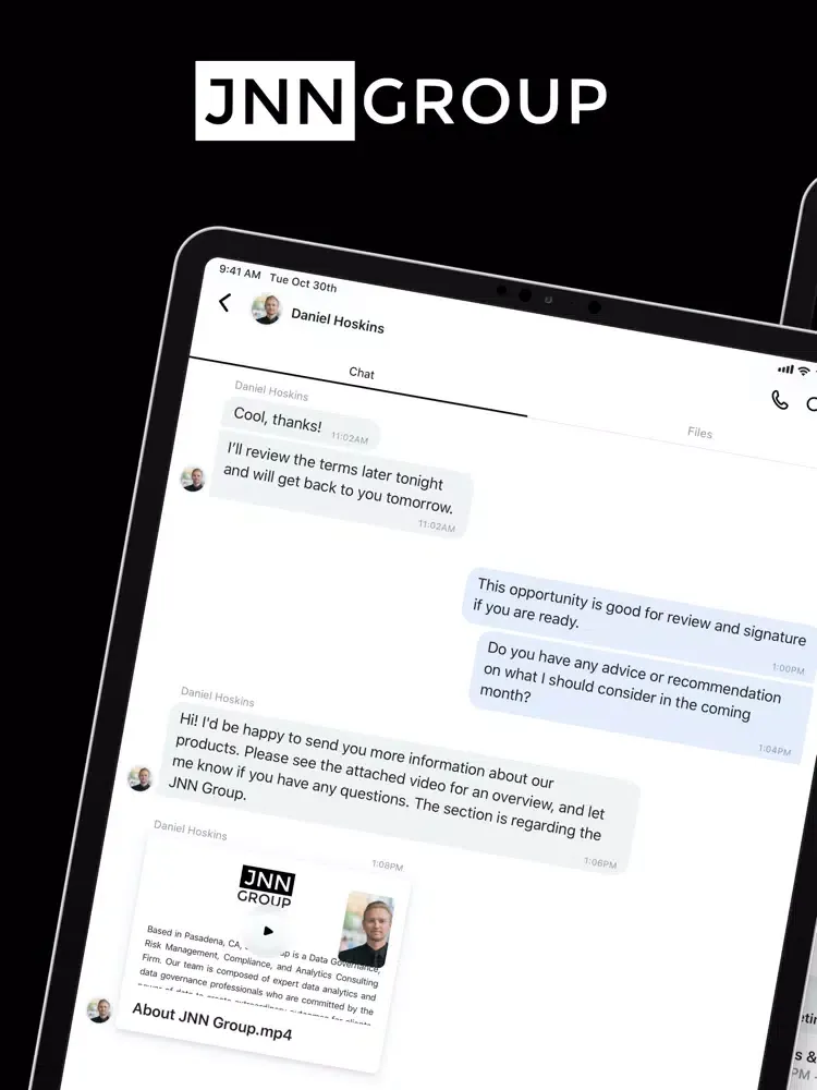 JNN Client Connect iPad  স্ক্রিনশট