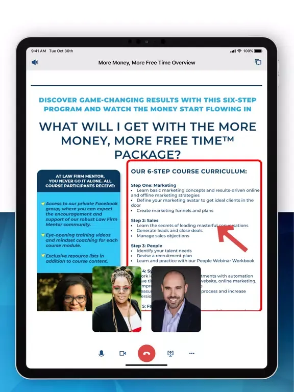 Law Firm Mentor - Hub iPad  Screenshots