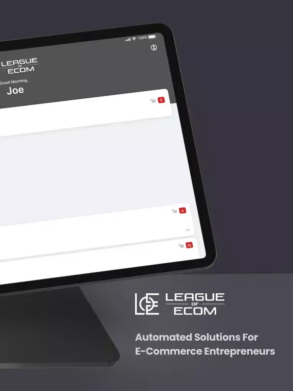 Zrzuty ekranu League Of Ecom iPad 