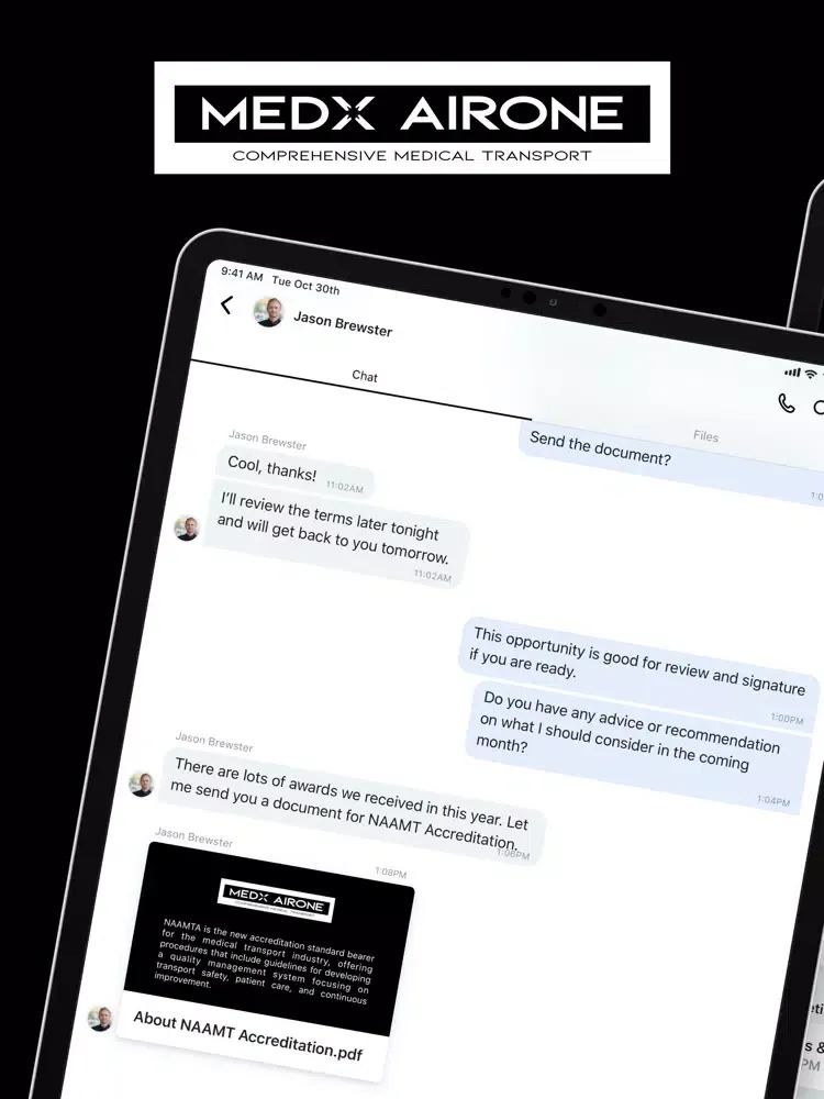 Zrzuty ekranu MedX AirOne iPad 