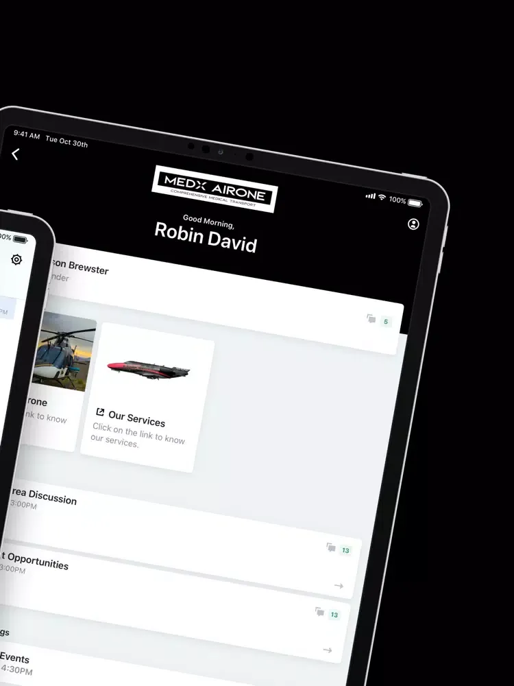 Zrzuty ekranu MedX AirOne iPad 