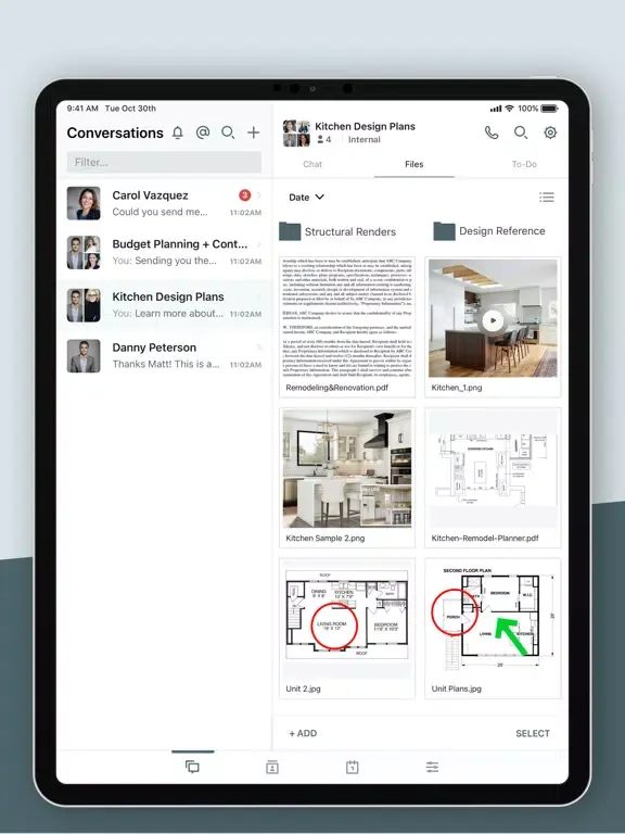 Mod Cabinetry Project Portal iPad  Ekran Görüntüleri