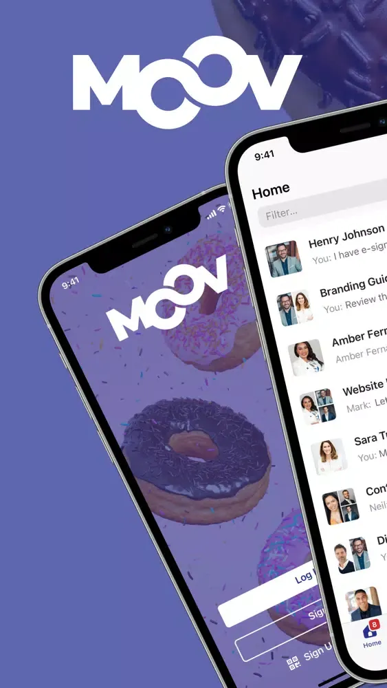 MOOV Client App 스크린샷
