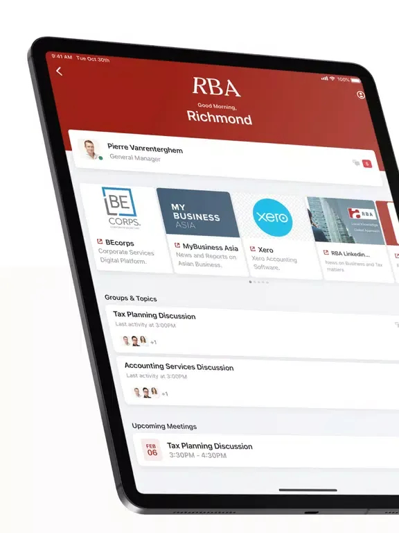 Скриншоты RBA - MyBusiness Asia iPad 