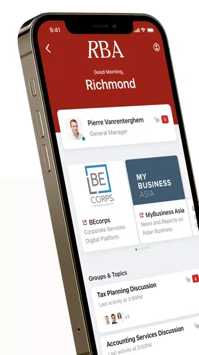 Скриншоты RBA - MyBusiness Asia