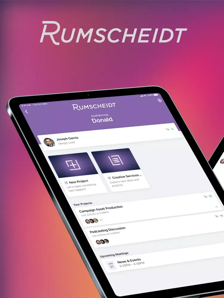 Rumscheidt – Make It Happen iPad 應用截圖