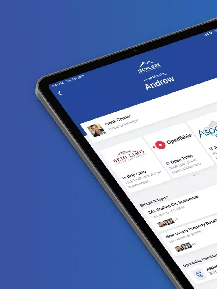 SEM Aspen Client Portal iPad  स्क्रीनशॉट