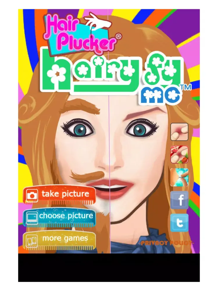 Hairyfy My Face iPad  سکرین شاٹس