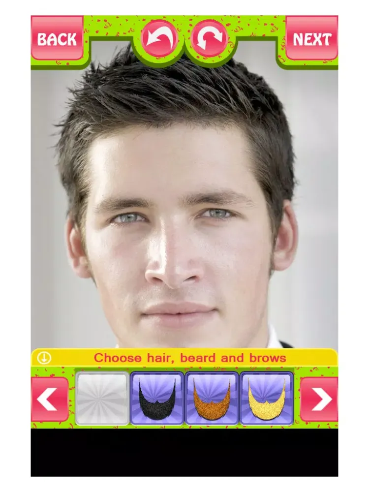 Hairyfy My Face iPad  سکرین شاٹس