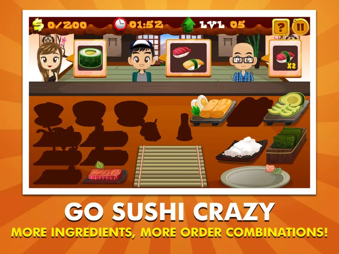 Ảnh chụp màn hình của Me So Sushi iPad 