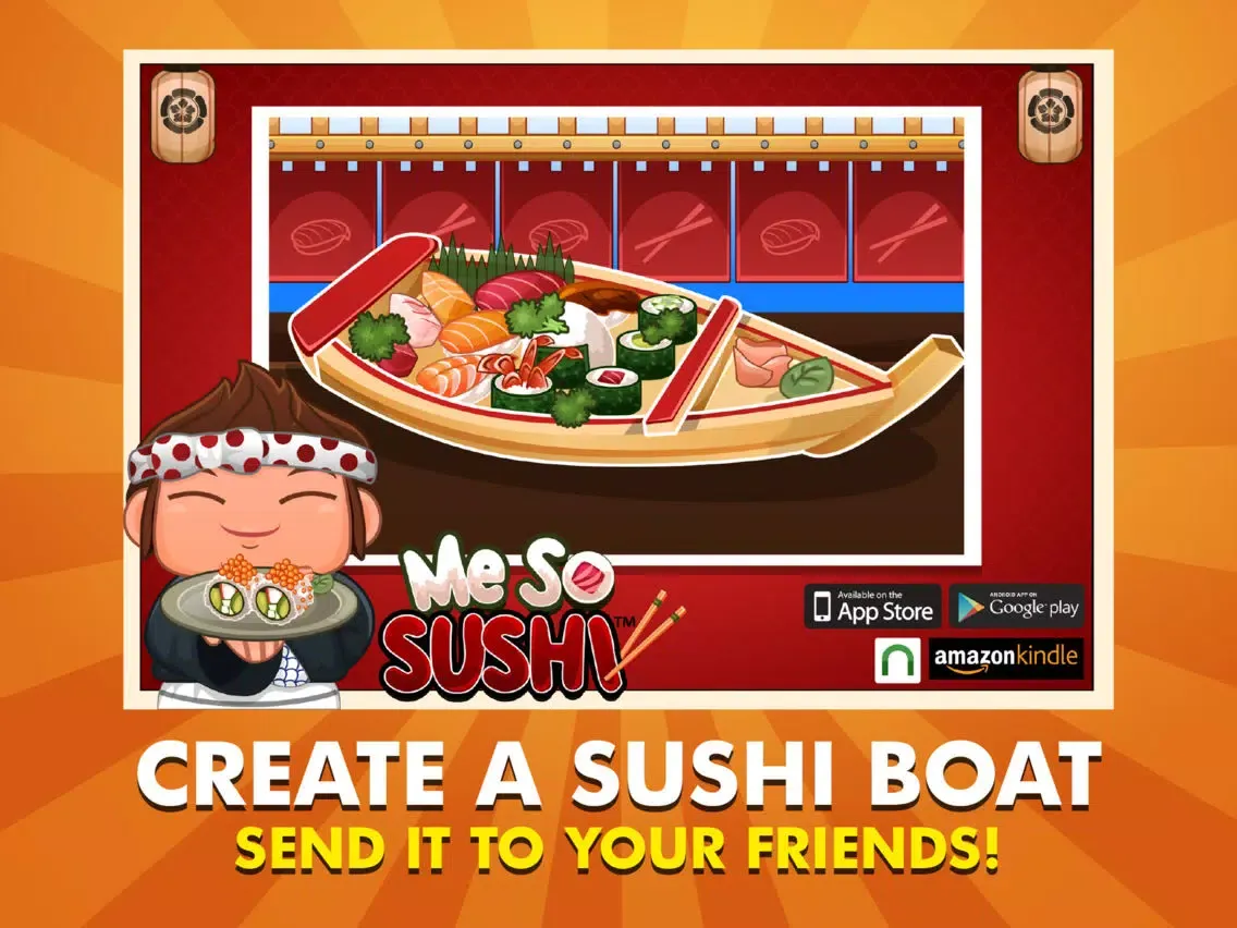 Ảnh chụp màn hình của Me So Sushi iPad 