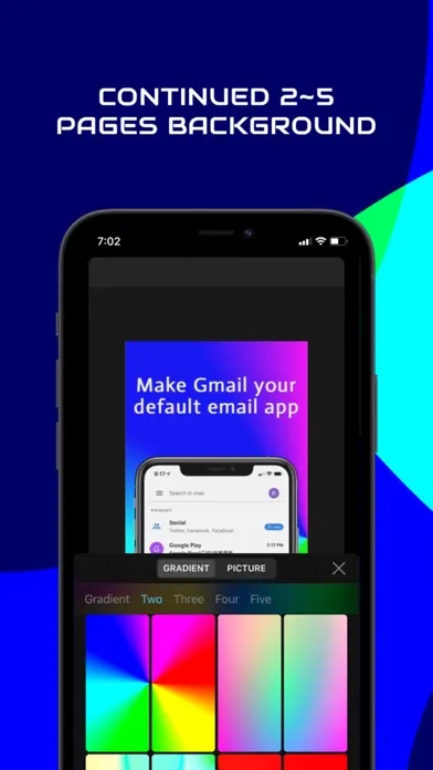 Captures d'écran de Mocshow-App screenshot design