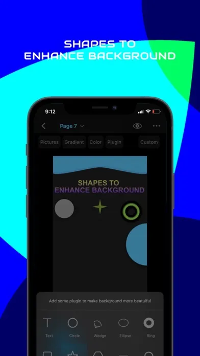 Captures d'écran de Mocshow-App screenshot design