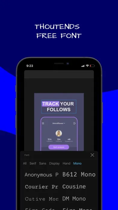 Captures d'écran de Mocshow-App screenshot design
