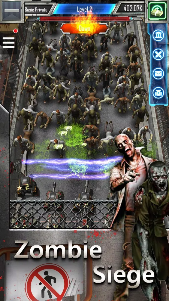 Ảnh chụp màn hình của Zombie Tower Defense