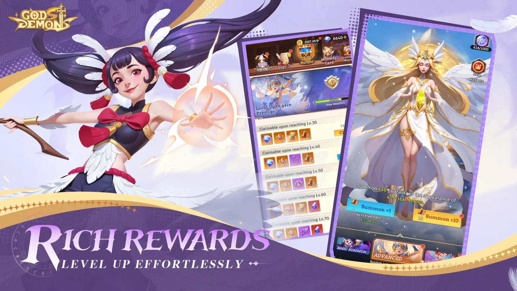 Ảnh chụp màn hình của Gods and Demons - Idle RPG