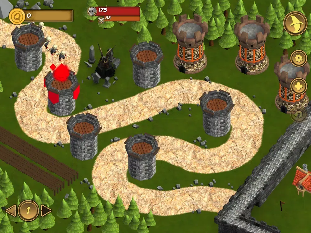 Screenshot di PocketMages - an idle fantasy tower defense game iPad 