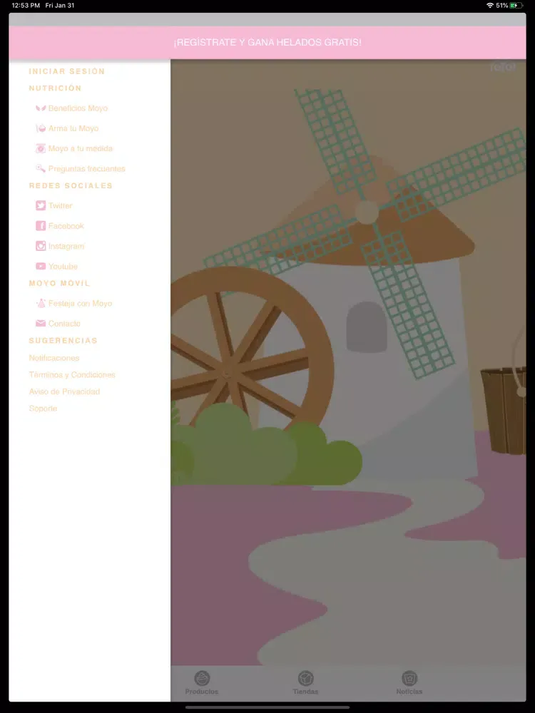 Zrzuty ekranu Moyo Oficial iPad 