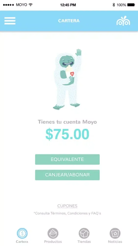 Zrzuty ekranu Moyo Oficial