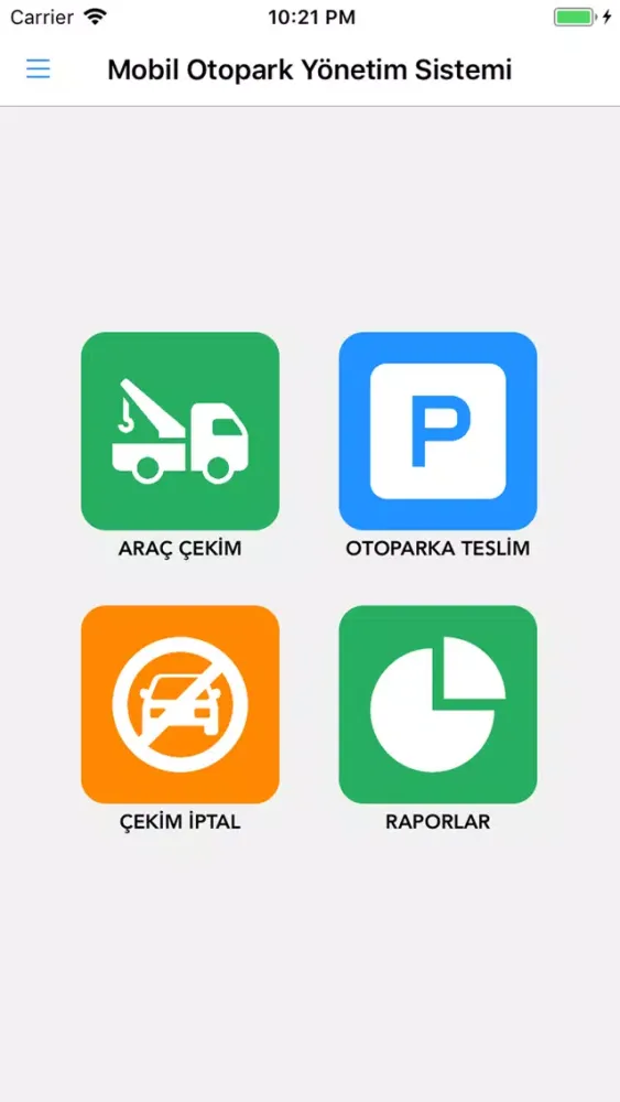 Capturas de pantalla de İstanbul Mobil Otopark Projesi