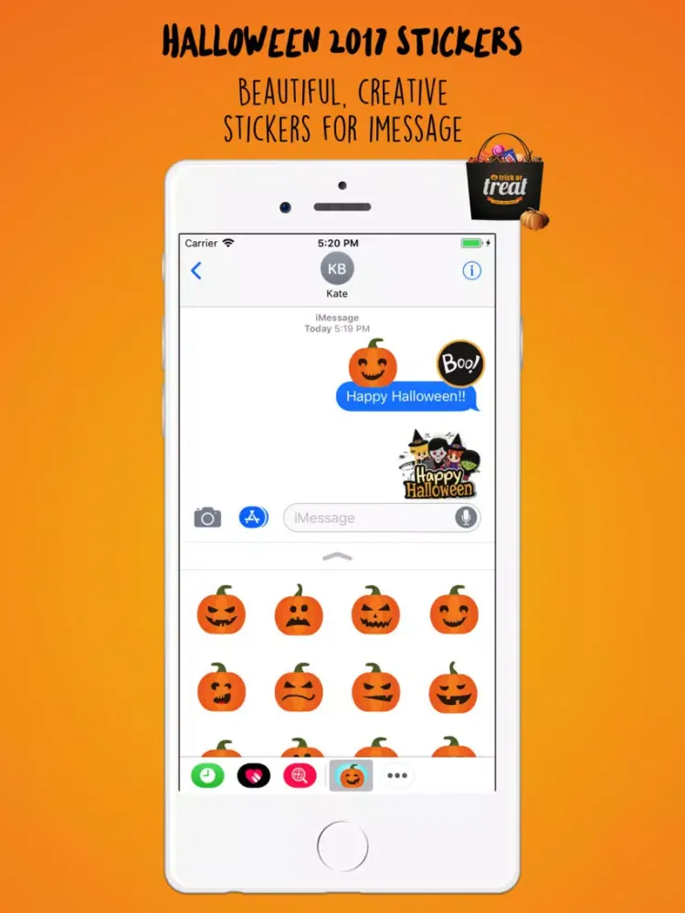 Halloween 2017 Sticker Pack iPad 应用截图