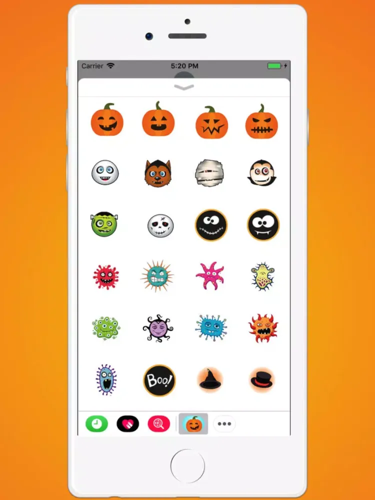 Halloween 2017 Sticker Pack iPad 应用截图