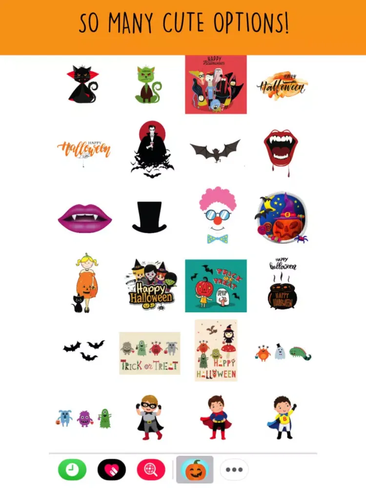 Halloween 2017 Sticker Pack iPad 应用截图