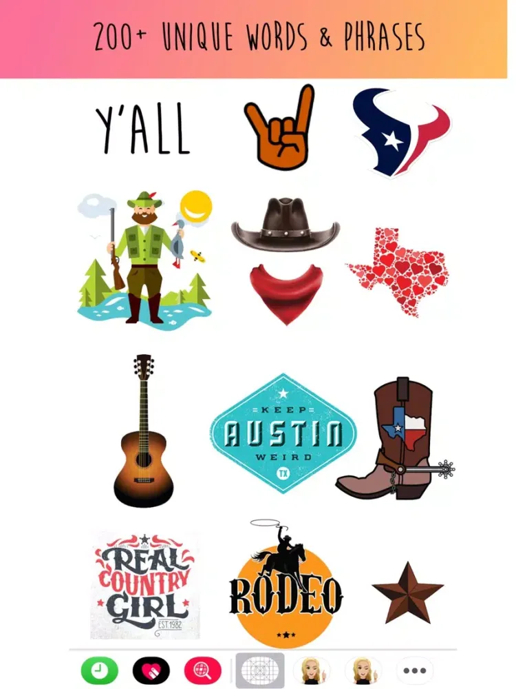 The Texas Emoji iPad  स्क्रीनशॉट