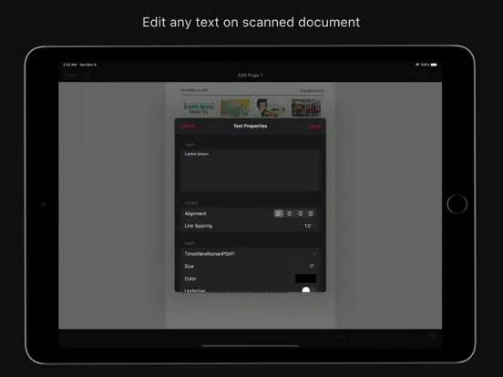 Screenshot di PDF Eye Pro Scanner iPad 
