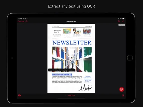 Screenshot di PDF Eye Pro Scanner iPad 